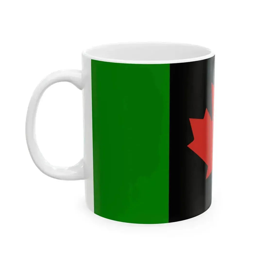 African Canada Flag (Canada) White Coffee Mug - Go Mug Yourself