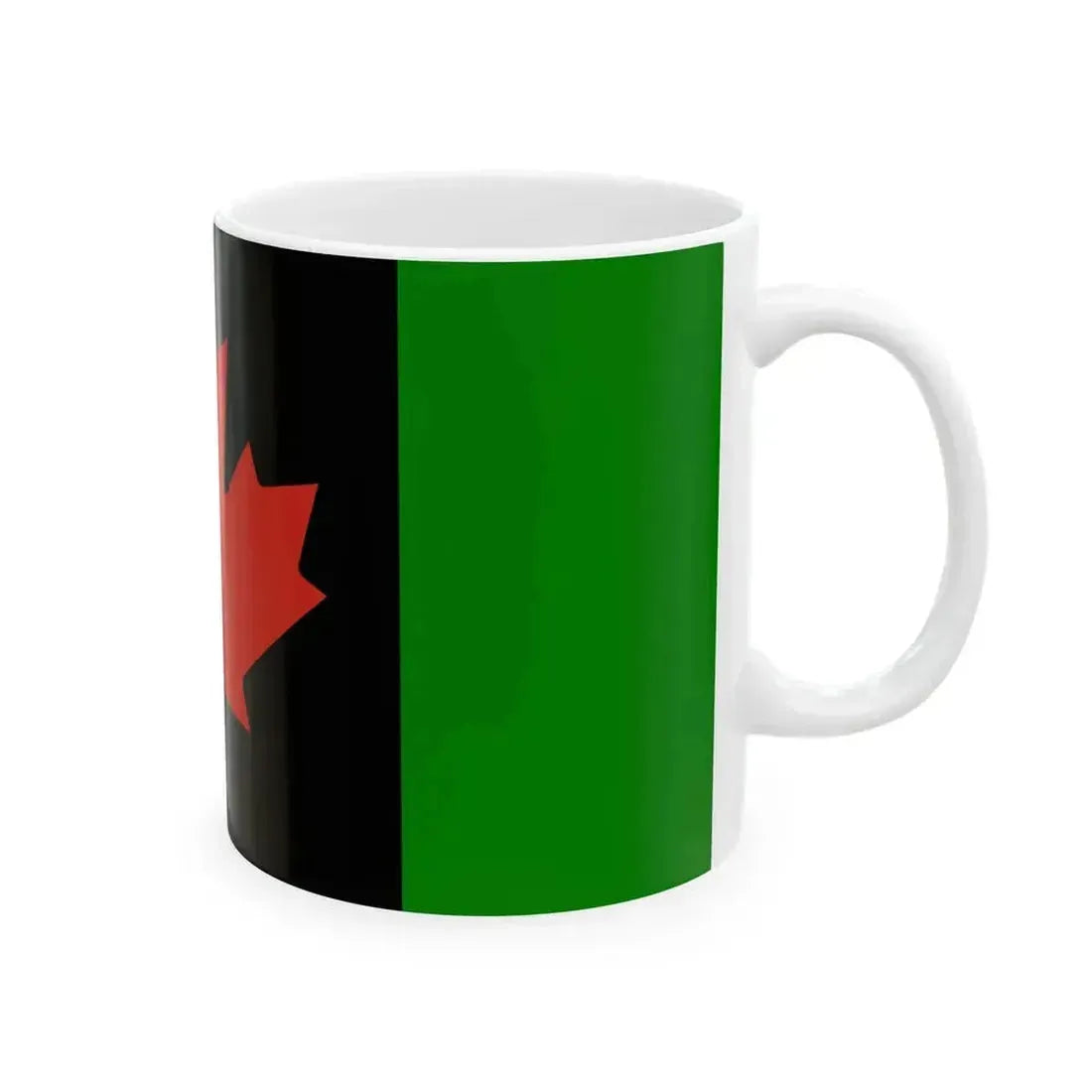 African Canada Flag (Canada) White Coffee Mug - Go Mug Yourself