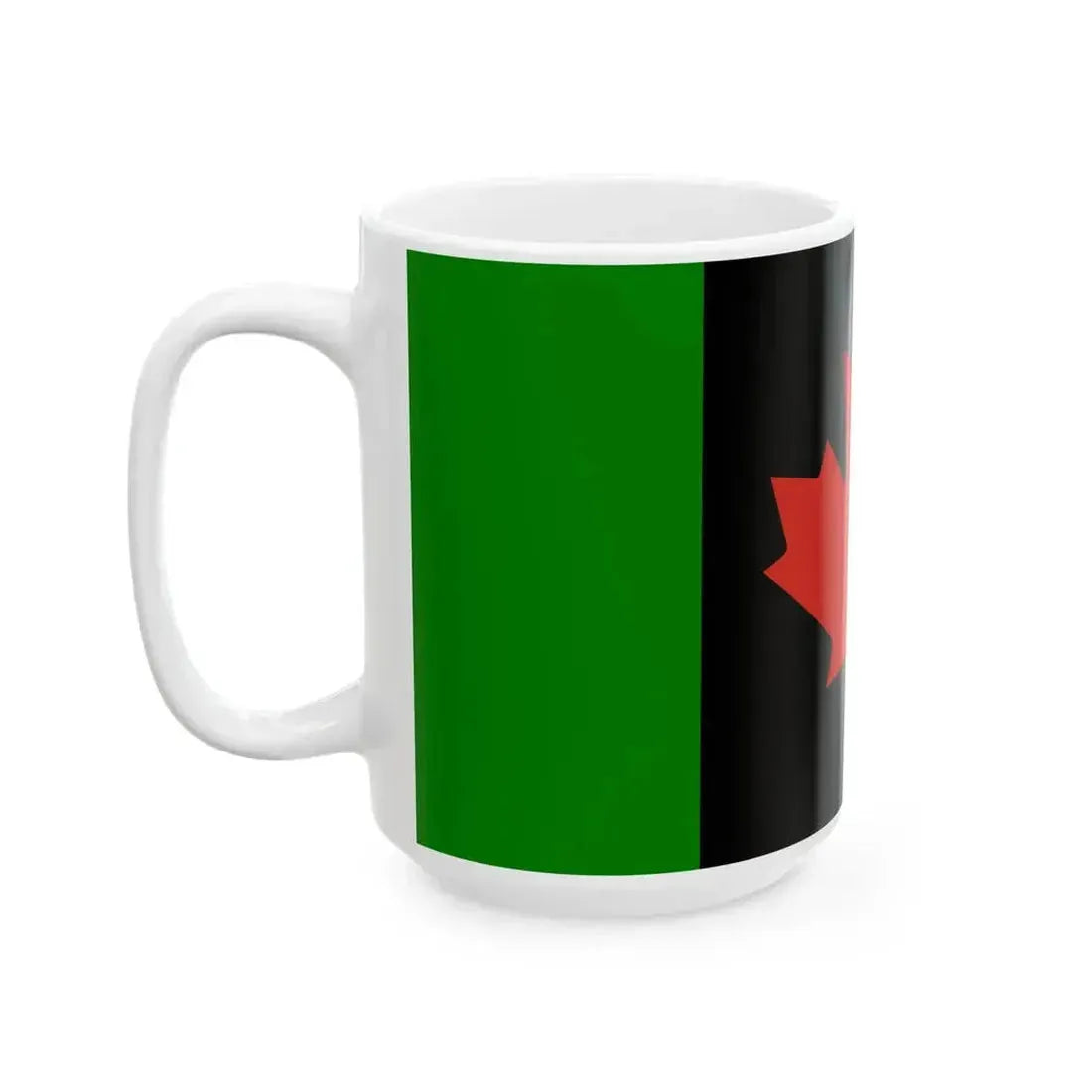 African Canada Flag (Canada) White Coffee Mug - Go Mug Yourself