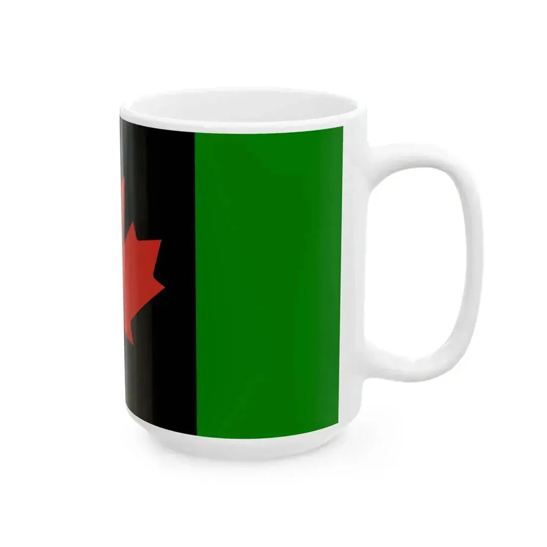 African Canada Flag (Canada) White Coffee Mug - Go Mug Yourself