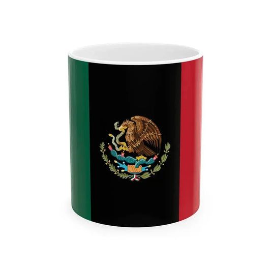 African Mexico Flag (Mexico) White Coffee Mug 11oz - Go Mug Yourself