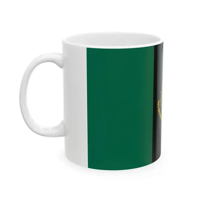 Afro-Mexican Flag proposal 2 (Mexico) White Coffee Mug - Go Mug Yourself
