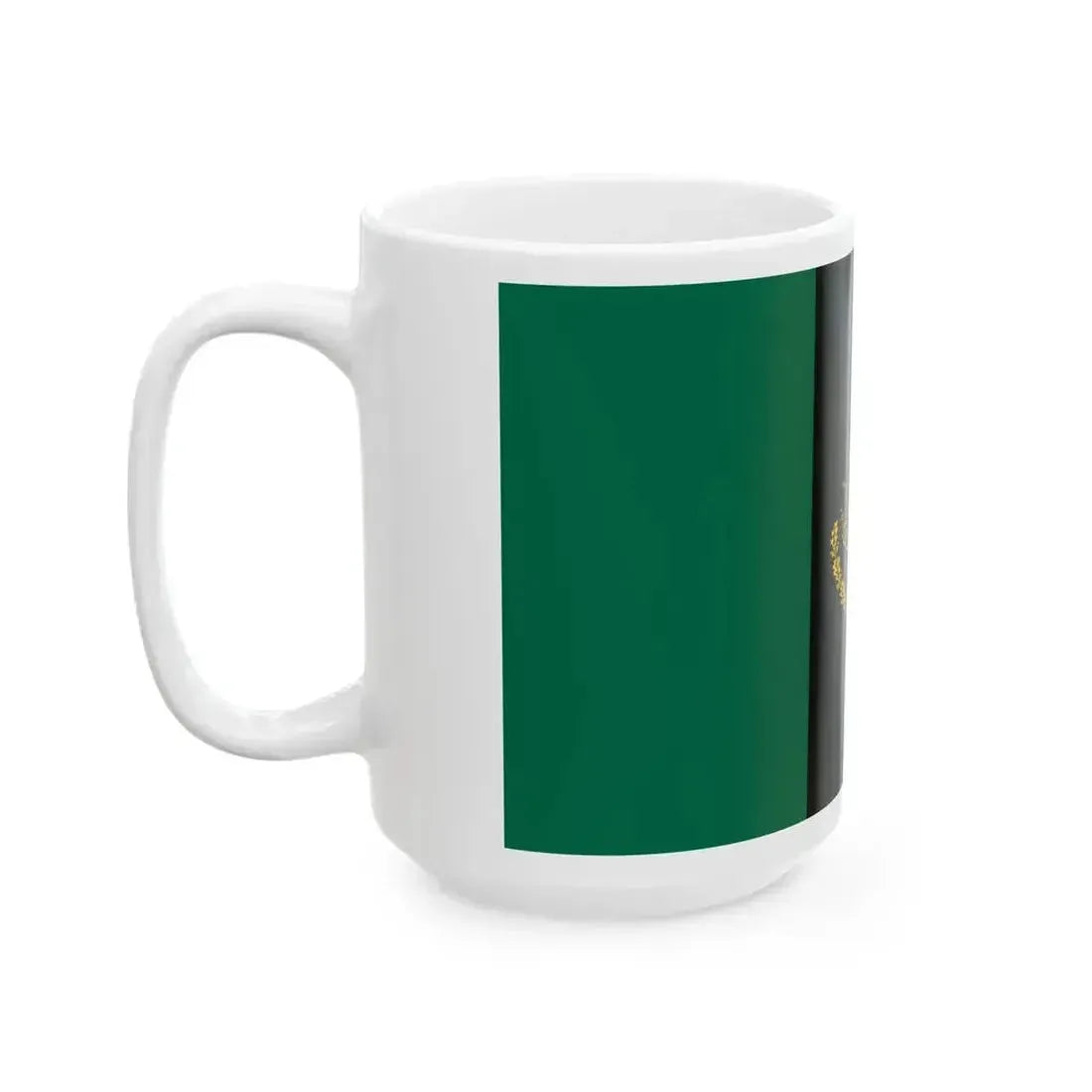 Afro-Mexican Flag proposal 2 (Mexico) White Coffee Mug - Go Mug Yourself
