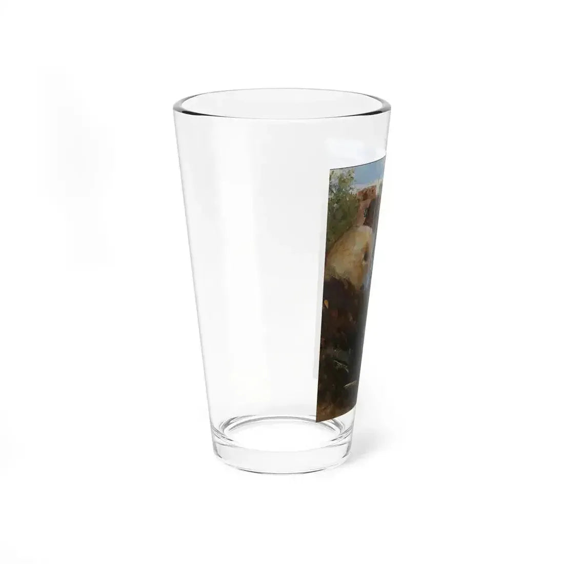 AfsaryCyrus-Untitled1 (Native Americans in Art) Pint Glass 16oz - Go Mug Yourself