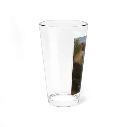AfsaryCyrus-Untitled1 (Native Americans in Art) Pint Glass 16oz - Go Mug Yourself