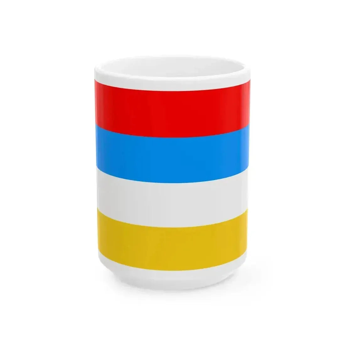 Afsharid Imperial Standard (Iran) White Coffee Mug 15oz - Go Mug Yourself