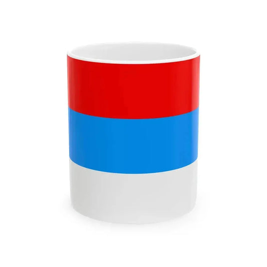 Afsharid State Flag (Iran) White Coffee Mug 11oz - Go Mug Yourself