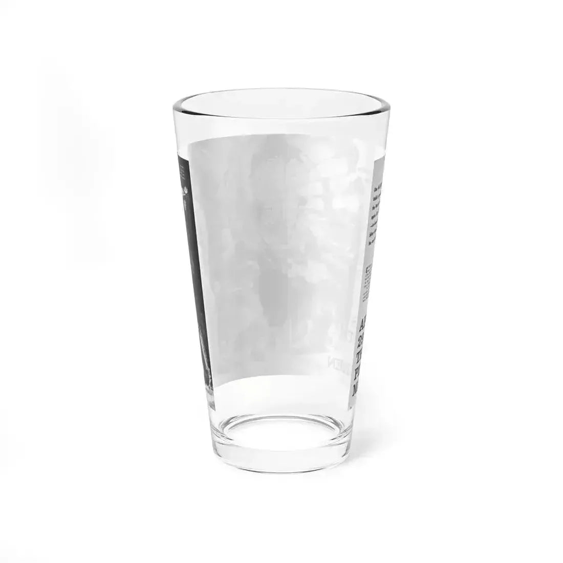 After 29 Days They Ate Pilot Malmgren, Bluebook magazine, Aug 1963 (Magazine Illustration) Pint Glass 16oz - Go Mug Yourself