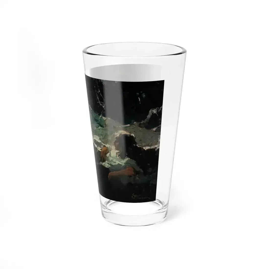 After a Long Day (Magazine Illustration) Pint Glass 16oz - Go Mug Yourself