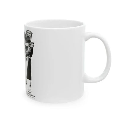 After Divorce What, Cosmopolitan, November 1936 - White Coffee Mug - Go Mug Yourself