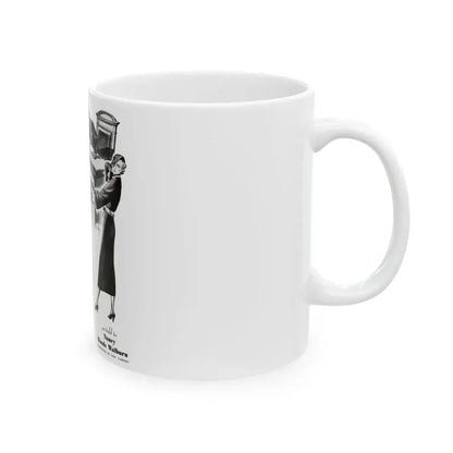 After Divorce What, Cosmopolitan, November 1936 - White Coffee Mug - Go Mug Yourself