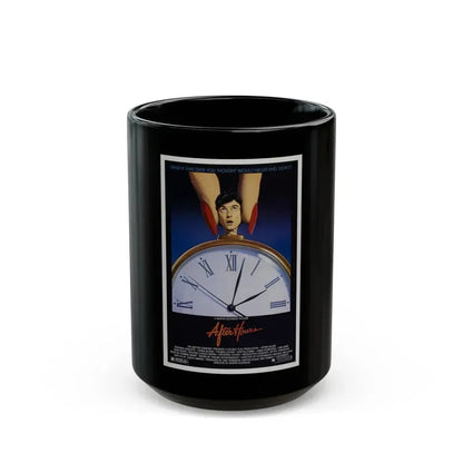 AFTER HOURS 1985 Movie Poster - Black Coffee Mug 15oz - Go Mug Yourself