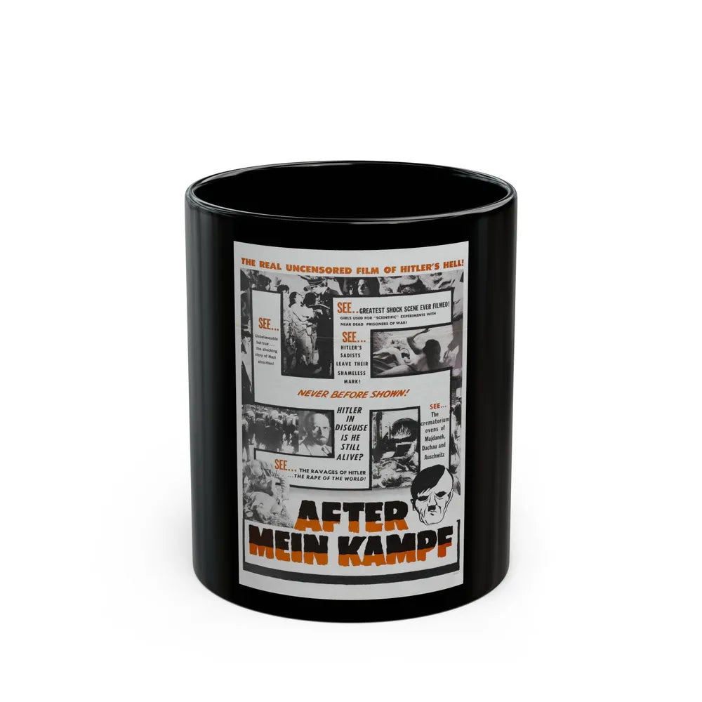 AFTER MEIN KAMPF 1940 Movie Poster - Black Coffee Mug-11oz-Go Mug Yourself