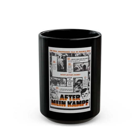 AFTER MEIN KAMPF 1940 Movie Poster - Black Coffee Mug-15oz-Go Mug Yourself