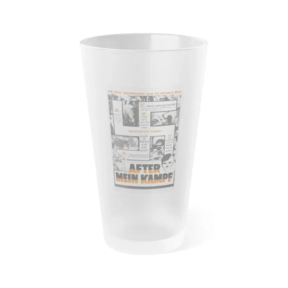 AFTER MEIN KAMPF 1940 Movie Poster - Frosted Pint Glass 16oz Default Title - Go Mug Yourself