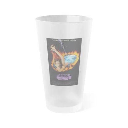 AFTER MIDNIGHT 1989 Movie Poster - Frosted Pint Glass 16oz Default Title - Go Mug Yourself
