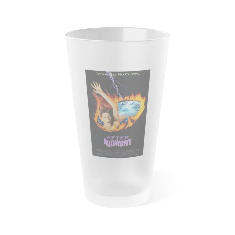 AFTER MIDNIGHT 1989 Movie Poster - Frosted Pint Glass 16oz-Go Mug Yourself