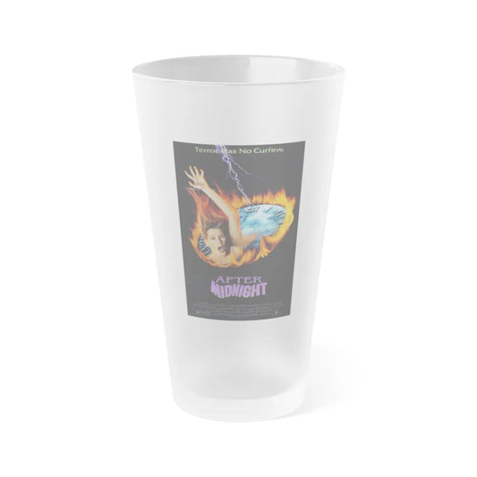 AFTER MIDNIGHT 1989 Movie Poster - Frosted Pint Glass 16oz-Go Mug Yourself