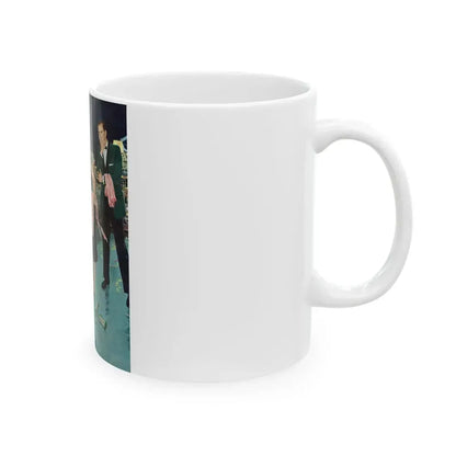 After Party Clean-Up, The Saturday Evening Post, January 2, 1960 - White Coffee Mug - Go Mug Yourself