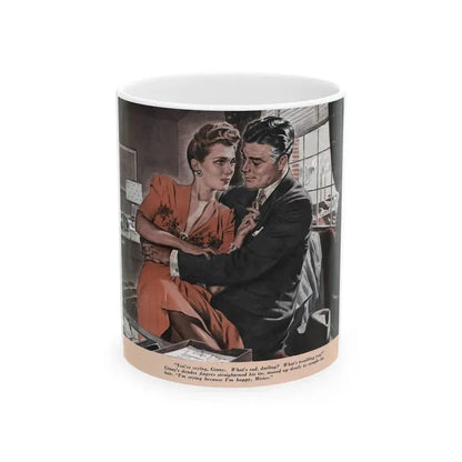 After Ten Years, Redbook, March 1943 - White Coffee Mug 11oz - Go Mug Yourself