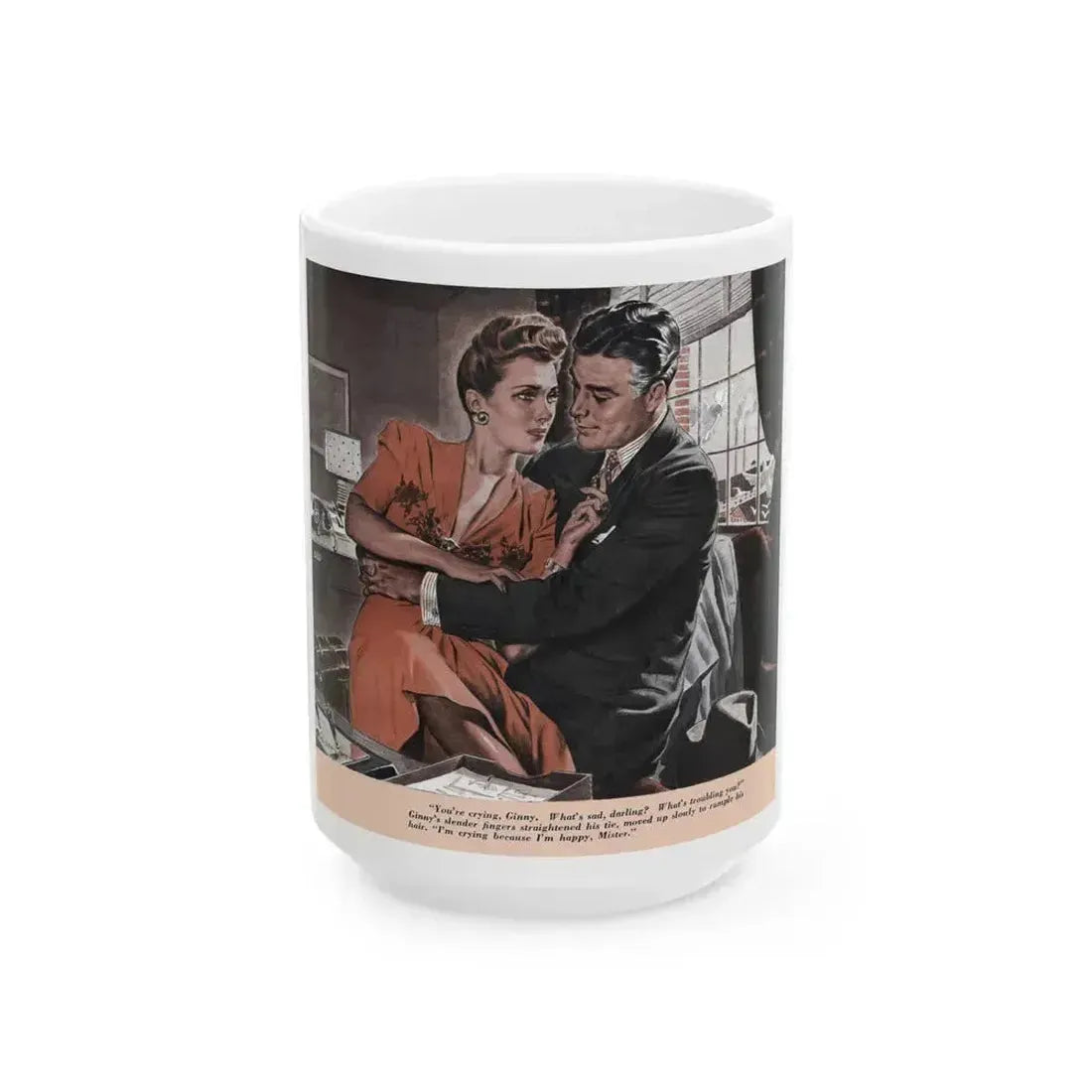 After Ten Years, Redbook, March 1943 - White Coffee Mug 15oz - Go Mug Yourself