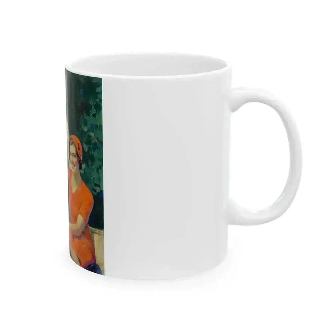 After the Match, Liberty Magazine cover, June 1, 1935 - White Coffee Mug - Go Mug Yourself