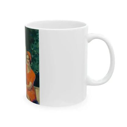 After the Match, Liberty Magazine cover, June 1, 1935 - White Coffee Mug - Go Mug Yourself