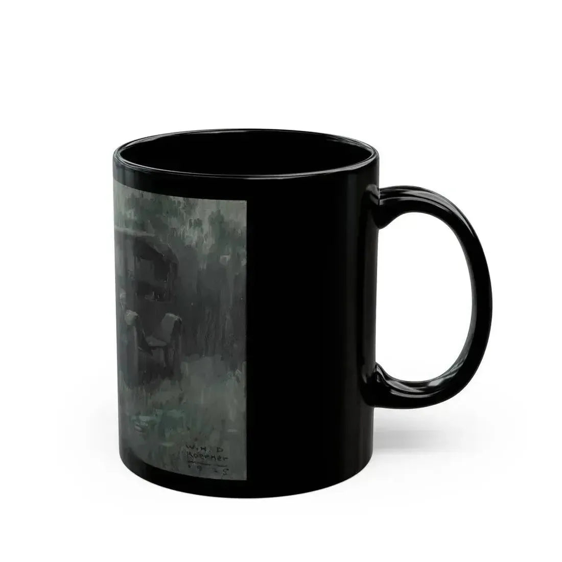 After the Shoot Out, 1925 - Black Coffee Mug - Go Mug Yourself