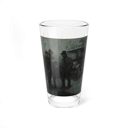 After the Shoot Out, 1925 (Magazine Illustration) Pint Glass 16oz 16oz - Go Mug Yourself