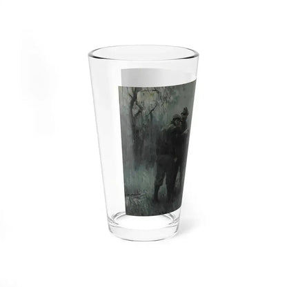 After the Shoot Out, 1925 (Magazine Illustration) Pint Glass 16oz - Go Mug Yourself