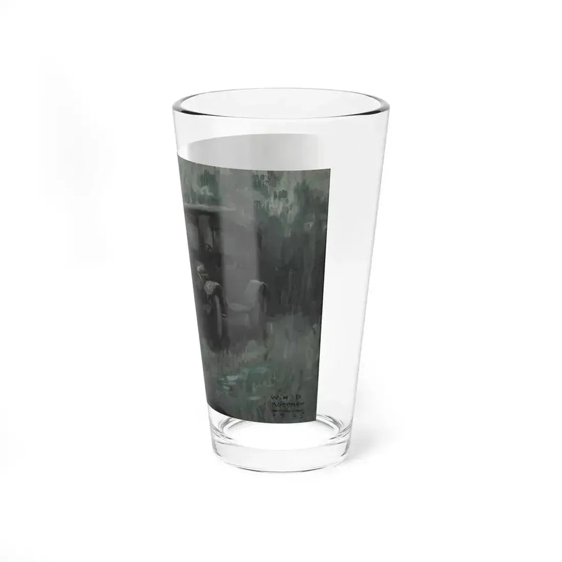 After the Shoot Out, 1925 (Magazine Illustration) Pint Glass 16oz - Go Mug Yourself