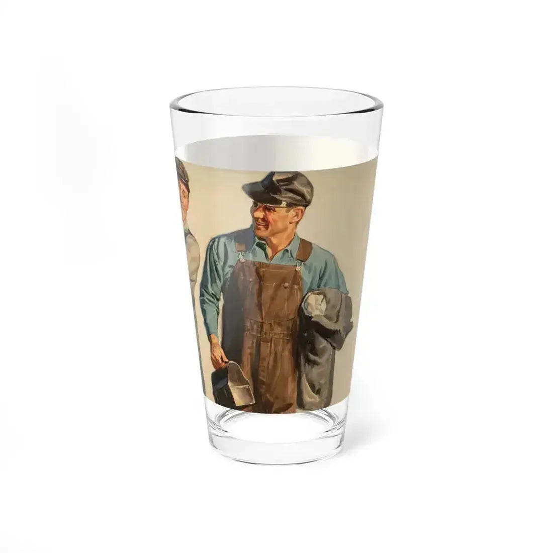 After Work (Magazine Illustration) Pint Glass 16oz 16oz - Go Mug Yourself