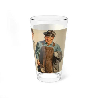 After Work (Magazine Illustration) Pint Glass 16oz 16oz - Go Mug Yourself
