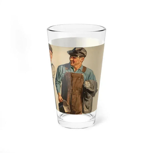 After Work (Magazine Illustration) Pint Glass 16oz 16oz - Go Mug Yourself