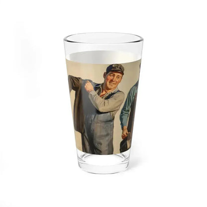After Work (Magazine Illustration) Pint Glass 16oz - Go Mug Yourself