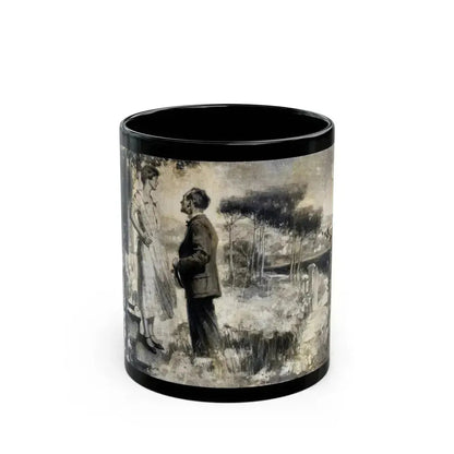 Afternoon Meeting, 1927 - Black Coffee Mug 11oz - Go Mug Yourself
