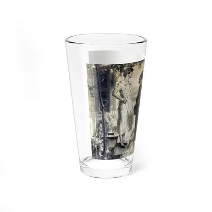 Afternoon Meeting, 1927 (Magazine Illustration) Pint Glass 16oz - Go Mug Yourself