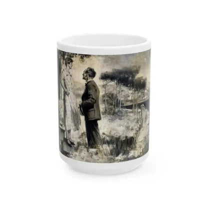 Afternoon Meeting, 1927 - White Coffee Mug 15oz - Go Mug Yourself