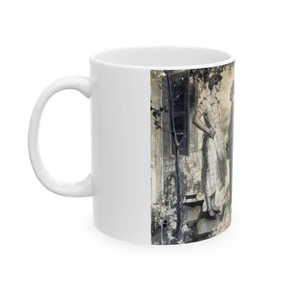 Afternoon Meeting, 1927 - White Coffee Mug - Go Mug Yourself