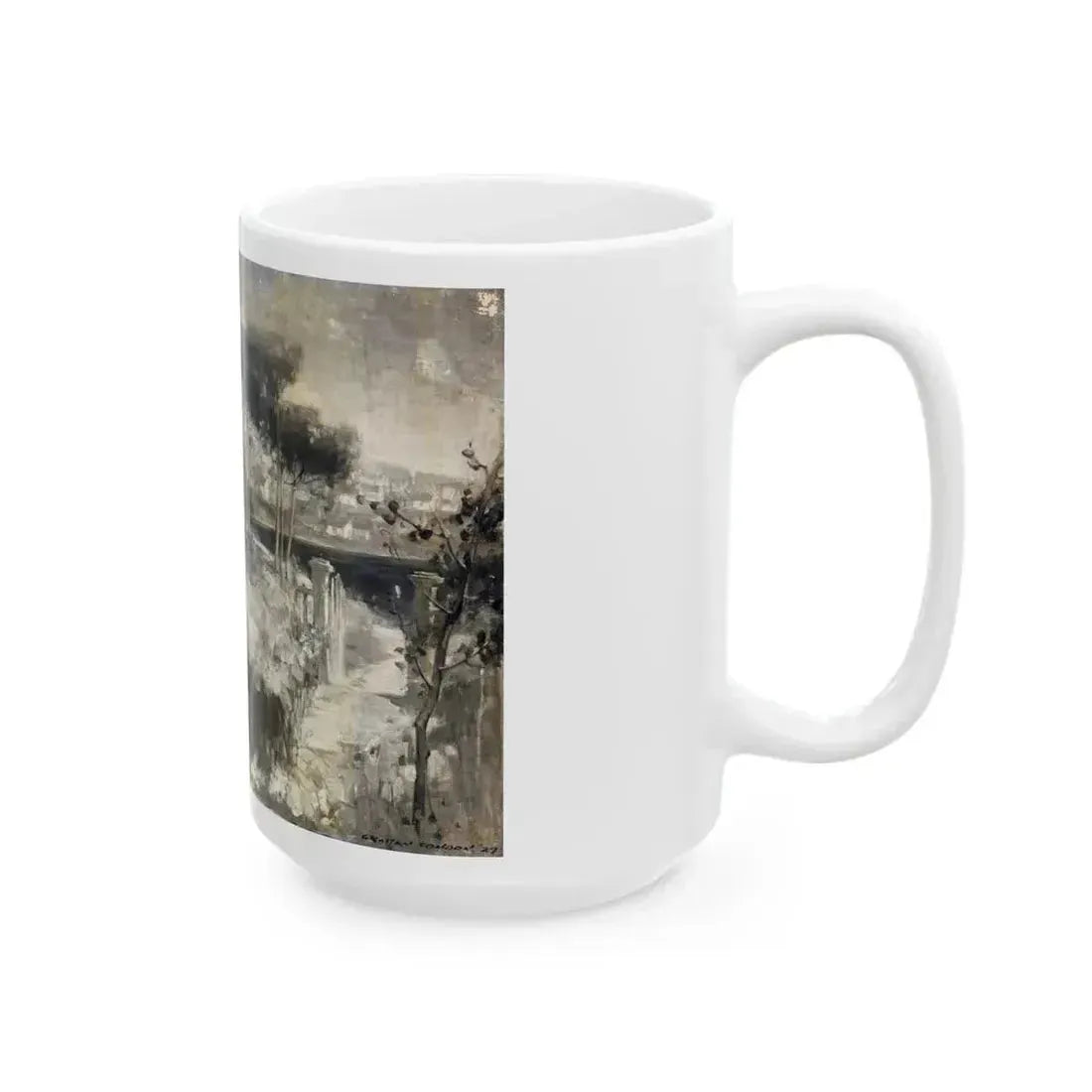 Afternoon Meeting, 1927 - White Coffee Mug - Go Mug Yourself