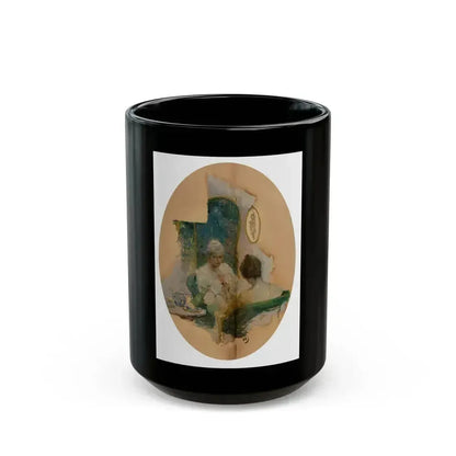 Afternoon Tea, 1919 - Black Coffee Mug 15oz - Go Mug Yourself