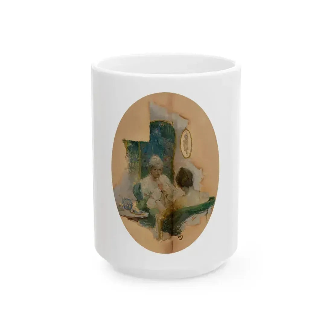 Afternoon Tea, 1919 - White Coffee Mug 15oz - Go Mug Yourself