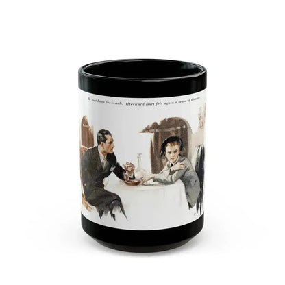 Again a sense of disaster - Black Coffee Mug 15oz - Go Mug Yourself