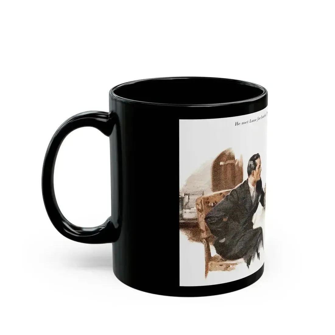 Again a sense of disaster - Black Coffee Mug - Go Mug Yourself