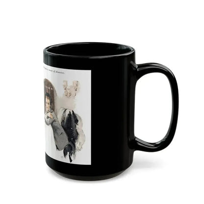 Again a sense of disaster - Black Coffee Mug - Go Mug Yourself