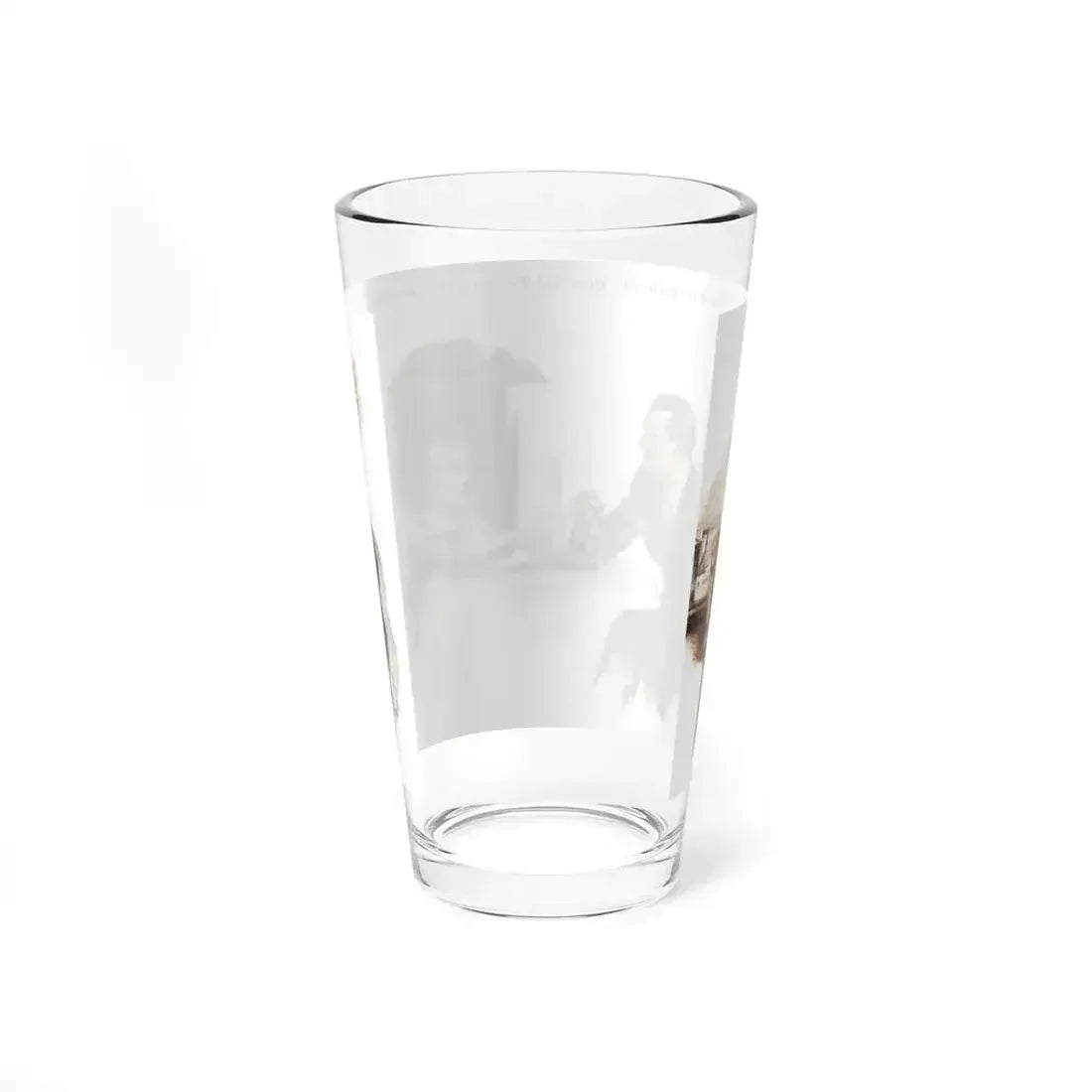 Again a sense of disaster (Magazine Illustration) Pint Glass 16oz - Go Mug Yourself