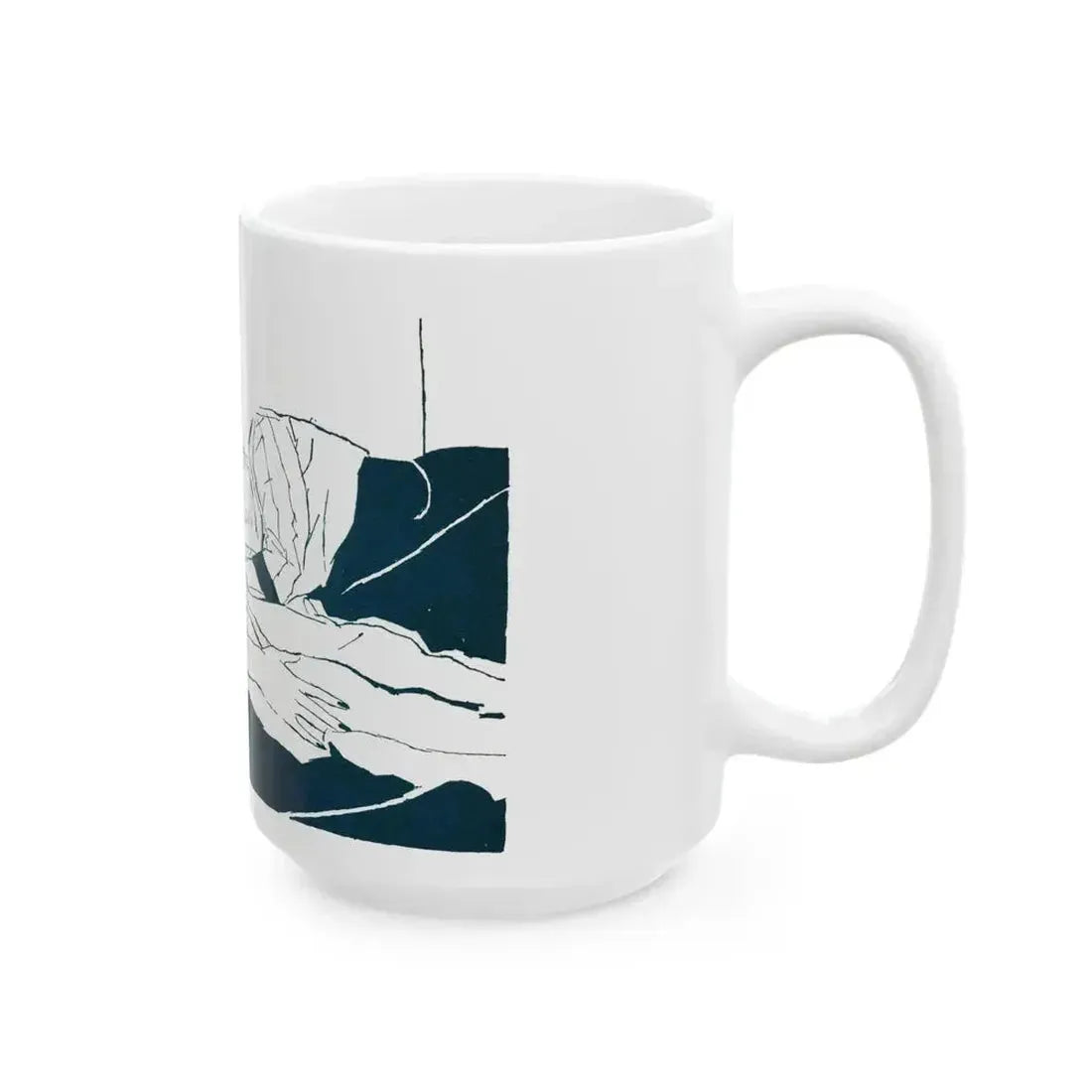 Against the Rules, Redbook, August 1955 - White Coffee Mug - Go Mug Yourself