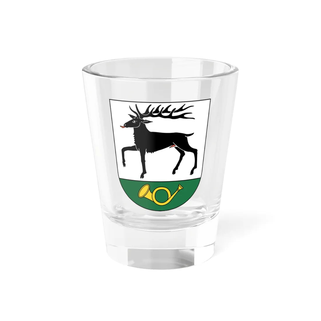 Agasul coat of arms (Switzerland) (Coat of Arms) Shot Glass 1.5oz - Go Mug Yourself