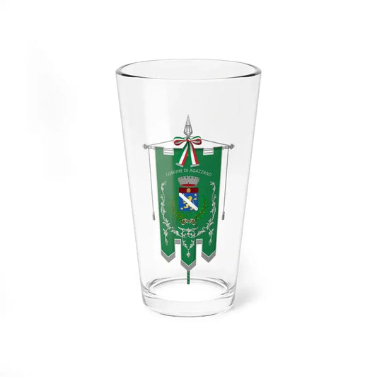 Agazzano-Gonfalone (Italy) Pint Glass 16oz 16oz - Go Mug Yourself