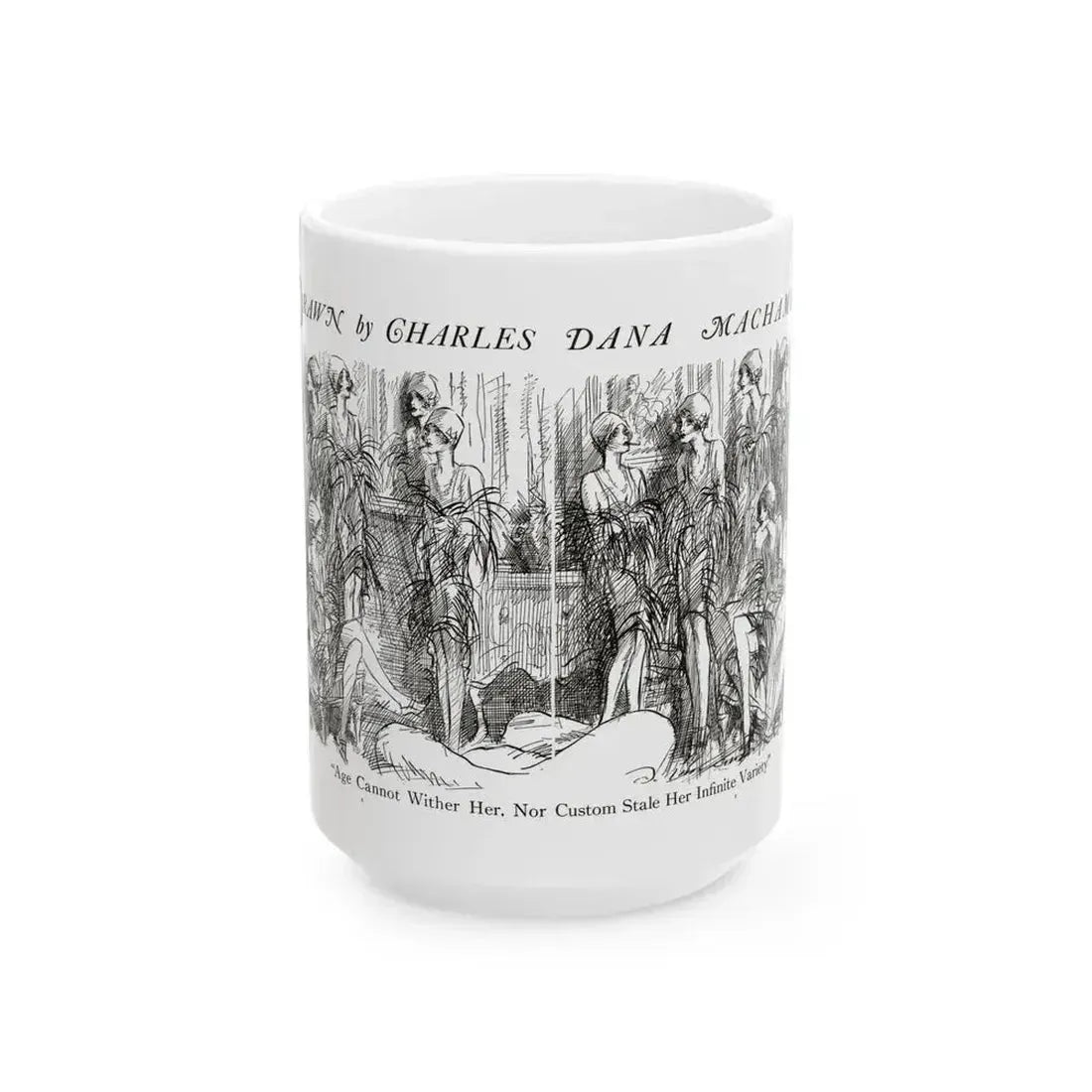 Age Cannot Wither Her, Judge magazine, May 19, 1928 - White Coffee Mug 15oz - Go Mug Yourself